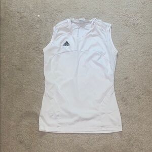 Adidas Women's White Sleeveless Top